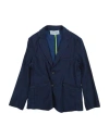 Myths Toddler Boy Blazer Midnight Blue Size 6 Cotton, Linen, Elastane In Blue