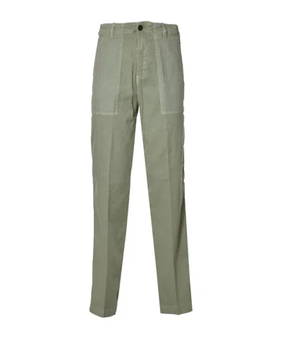 Myths Tonal-stitching Two-pocket Straight-leg Trousers