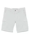 Myths Twill Cargo Shorts In Grey