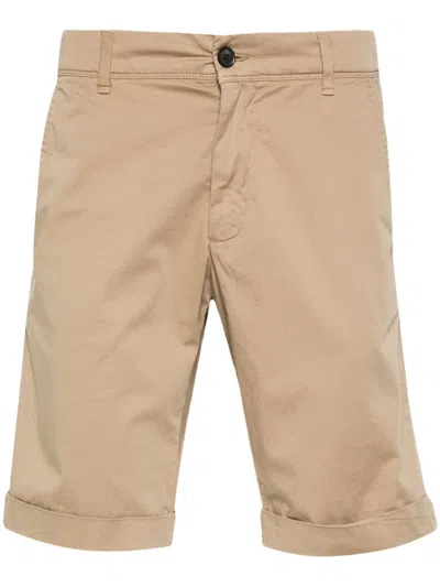 Myths Zeus Cotton Bermuda Shorts In Neutrals