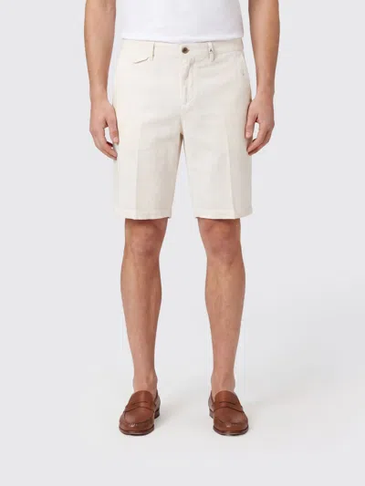 Myths Chino Shorts In Linen Blend In White