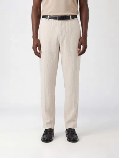 Myths Wool Tailored Trousers In Neutral