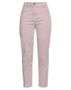 Myths Woman Jeans Light Pink Size 6 Cotton, Elastane In Pink