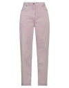 Myths Woman Jeans Lilac Size 2 Cotton, Elastane In Purple