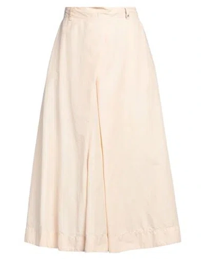 Myths Woman Midi Skirt Blush Size 4 Cotton, Linen, Lyocell In Pink