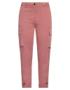 Myths Woman Pants Antique Rose Size 4 Cotton, Elastane In Pink