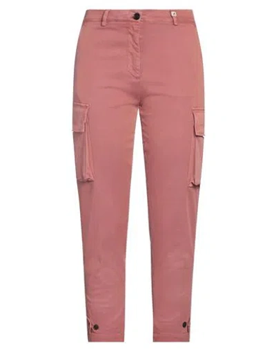 Myths Woman Pants Antique Rose Size 4 Cotton, Elastane In Pink