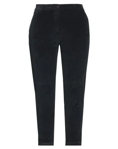 Myths Woman Pants Black Size 8 Cotton, Modal, Elastane