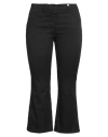 Myths Woman Pants Black Size 10 Lyocell, Cotton, Elastane In Black