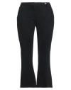 Myths Woman Pants Black Size 12 Modal, Cotton, Elastane
