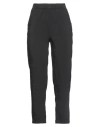 Myths Woman Pants Black Size 4 Linen, Polyamide, Elastane In Black