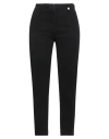 Myths Woman Pants Black Size 4 Modal, Cotton, Elastane
