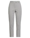 Myths Woman Pants Black Size 6 Cotton, Polyester In Gray