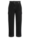 Myths Woman Pants Black Size 6 Cotton, Polyester, Elastane In Black