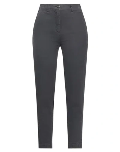 Myths Woman Pants Black Size 6 Modal, Cotton, Elastane