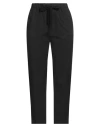 Myths Woman Pants Black Size 8 Cotton, Elastane