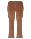 Myths Woman Pants Brown Size 10 Cotton, Modal, Elastane