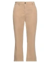 Myths Woman Pants Camel Size 10 Modal, Cotton, Elastane In Beige