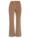 Myths Woman Pants Camel Size 2 Cotton, Tencel, Elastane In Nude