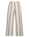 Myths Woman Pants Camel Size 4 Cotton, Polyamide, Elastane In Beige