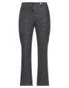 Myths Woman Pants Navy Blue Size 4 Cotton, Polyester, Elastane