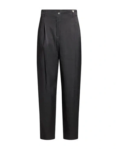 Myths Woman Pants Charcoal Size 6 Viscose, Wool In Grey