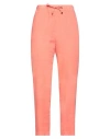 Myths Woman Pants Coral Size 6 Cotton, Elastane In Red