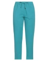 Myths Woman Pants Deep Teal Size 4 Cotton, Elastane In Green