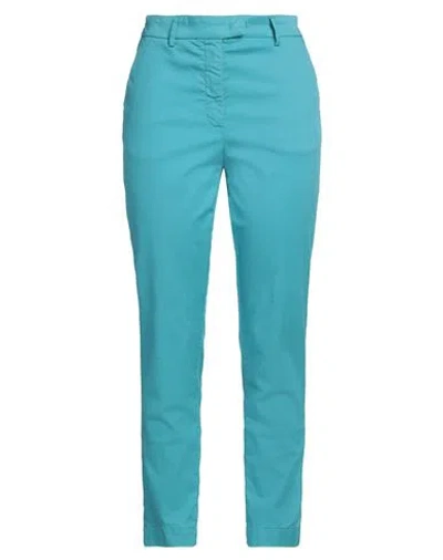 Myths Woman Pants Deep Teal Size 4 Lyocell, Cotton, Elastane