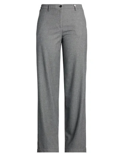 Myths Woman Pants Grey Size 10 Polyester, Viscose, Elastane In Multi