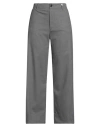 Myths Woman Pants Grey Size 6 Polyester, Viscose, Elastane In Gray