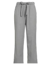 Myths Woman Pants Grey Size 8 Polyester, Viscose, Elastane In Gray
