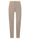 Myths Woman Pants Khaki Size 8 Modal, Cotton, Elastane In Beige