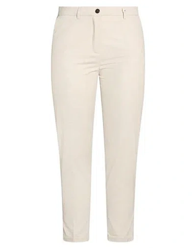 Myths Woman Pants Light Grey Size 10 Polyester, Viscose, Elastane