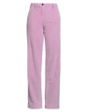 Myths Woman Pants Lilac Size 4 Cotton, Elastane In Purple
