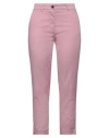 Myths Woman Pants Magenta Size 8 Cotton, Lyocell, Elastane