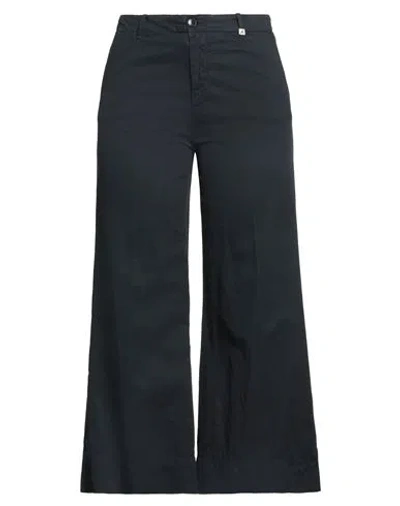 Myths Woman Pants Midnight Blue Size 10 Cotton, Linen, Elastane