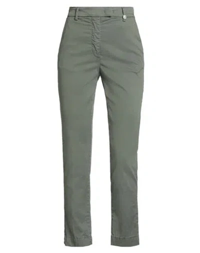 Myths Woman Pants Military Green Size 10 Lyocell, Cotton, Elastane