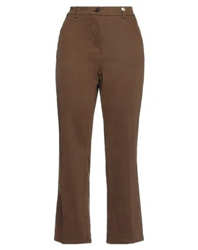 Myths Woman Pants Military Green Size 10 Modal, Cotton, Elastane