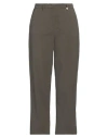 Myths Woman Pants Military Green Size 8 Polyamide, Elastane, Wool In Green