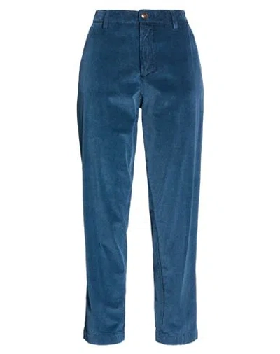 Myths Woman Pants Navy Size 4 Cotton, Modal, Elastane In Blue