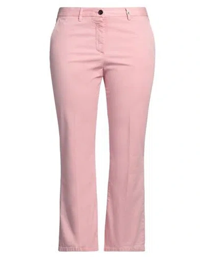 Myths Woman Pants Pink Size 10 Cotton, Elastane