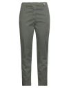 Myths Woman Pants Sage Green Size 8 Lyocell, Cotton, Elastane