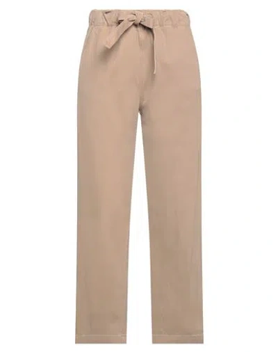 Myths Woman Pants Sand Size 4 Modal, Cotton, Elastane In Beige