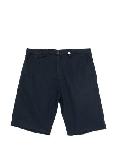 Myths Zeus Button-fastening Chino Shorts In Blue