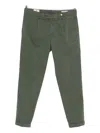 Myths Zeus-p Buttoned Pleated Trousers In Green