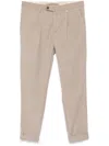Myths Zeus Tapered Chino Trousers In Neutrals