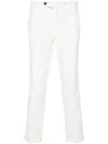 Myths Zeus Slim-cut Chino Trousers In White