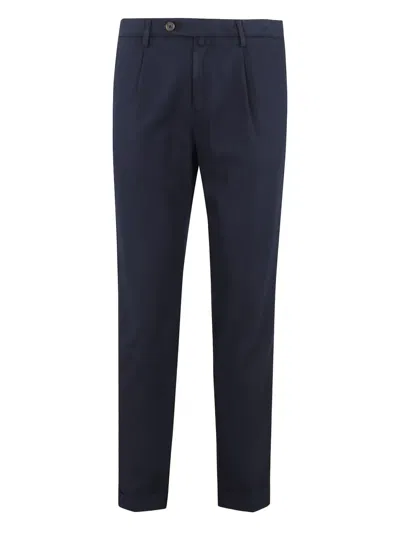 Myths Zeus Tailored Trousers In Blue