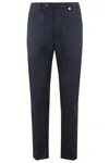 Myths Turn-up Regular Trousers In Black